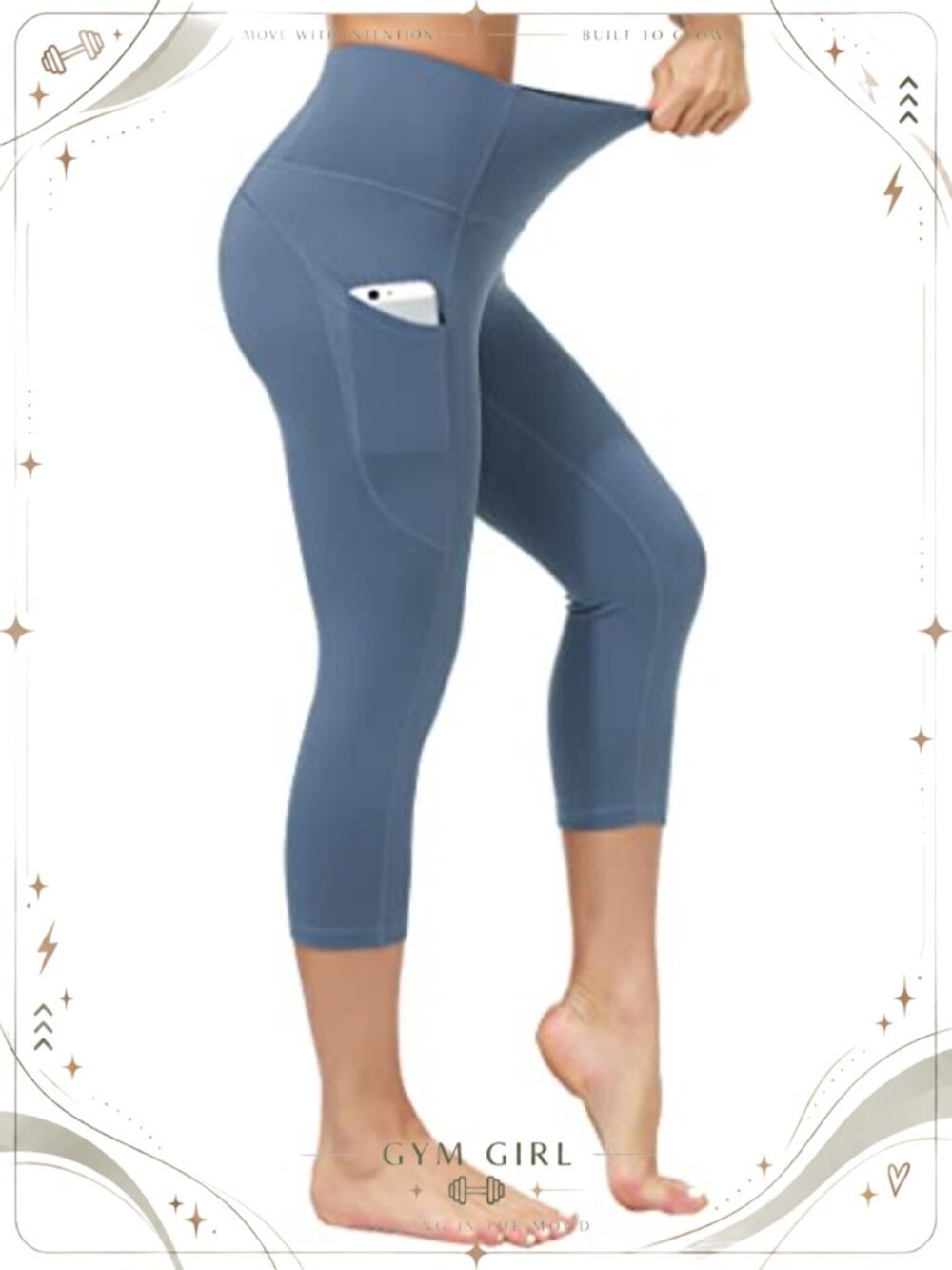 High Waist Yoga Leggings Tummy Control 3 Pockets